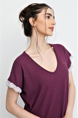 βυσινί ελαστική βισκόζη