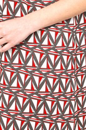 γκρί-κεραμιδί-λευκό εμπριμέ