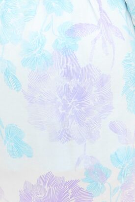 εμπριμέ 1 φλοράλ aqua λιλά