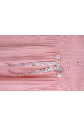 Ανάγλυφο Βαμβακερό Ρόζ έντονο Κοραλί